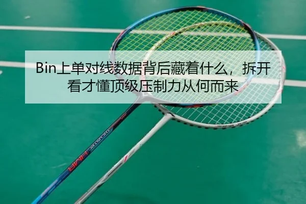 Bin上单对线数据背后藏着什么，拆开看才懂顶级压制力从何而来